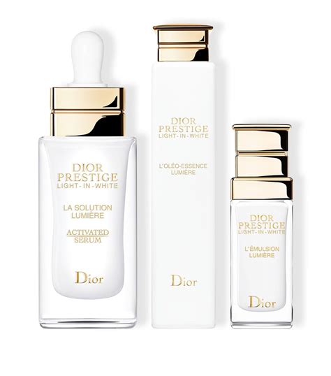 Dior prestige light in white set